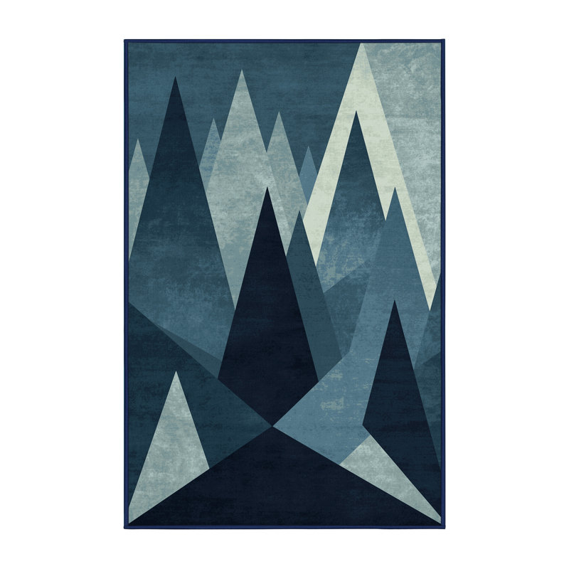 Tapis gris moelleux doux et moelleux Défino, 2 x 5