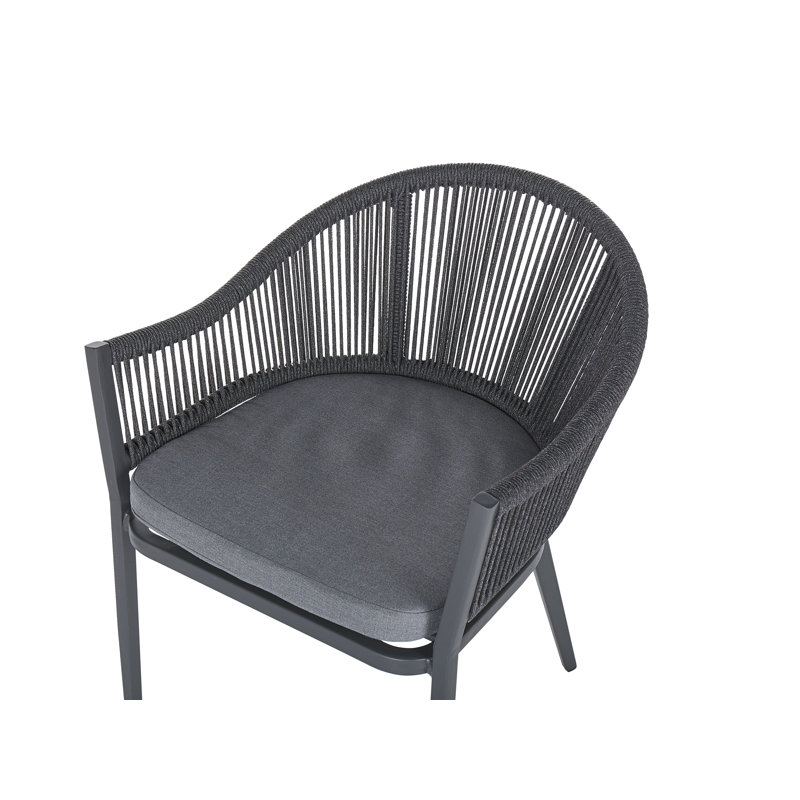 Hangah Patio Dining Armchair with Cushion