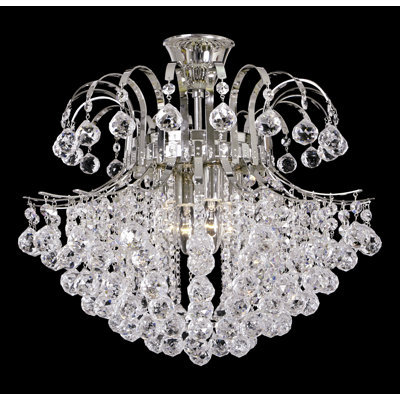 Finley Crystal Semi Flush Mount