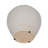 8" Riad Small White Ceramic Vase