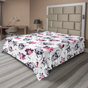 Dark Indigo/Pastel Pink Floral
