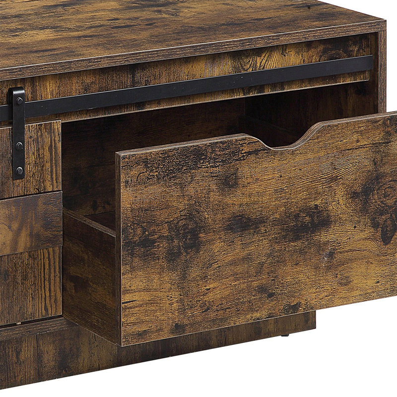 Aubriela Coffee Table, Rustic Coffee Table, Coffee Table With Storage
