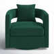 Jolia Upholstered Swivel Barrel Chair