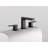 Xander Widespread Bathroom Faucet 3 Hole, 2-handle Bathroom Sink Faucet with Drain Assembly-45199076