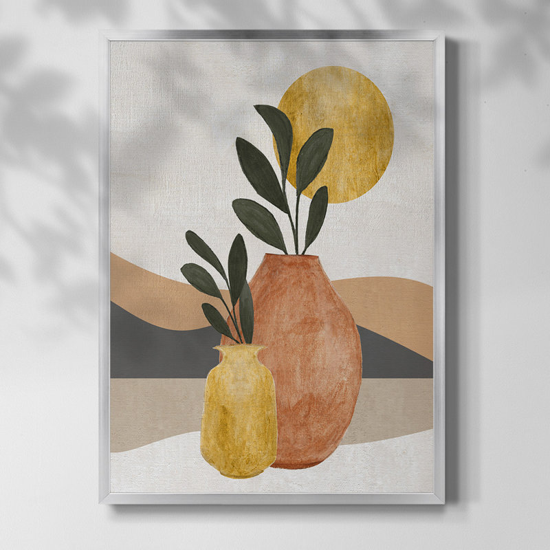 Impasto I, Toile avec cadre argenté, Non