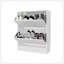 Range-chaussures blanc avec 2 portes basculantes-754908497