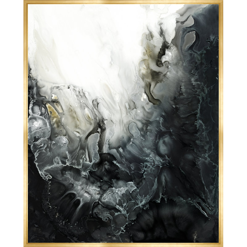 Wave I Painting by Guseul Park, 46.5" H x 37.5" W, Image Gel Brush