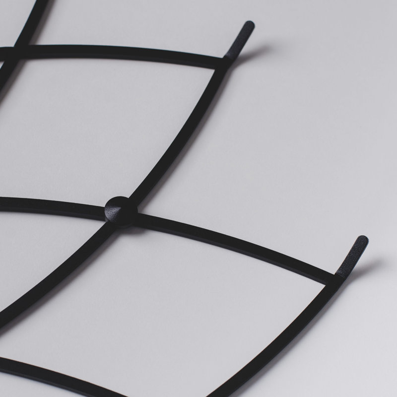 Dheftera Wall Wall Hook, Black