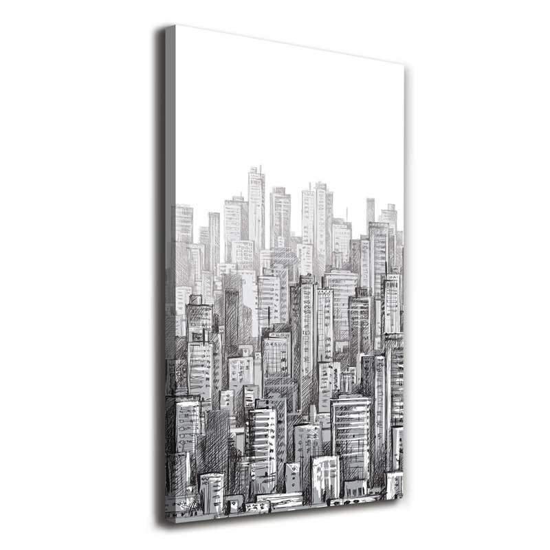 Skyscrapers - Wrapped Canvas Print