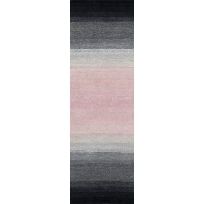 Contemporary Hand Knotted Ombre Area Rug