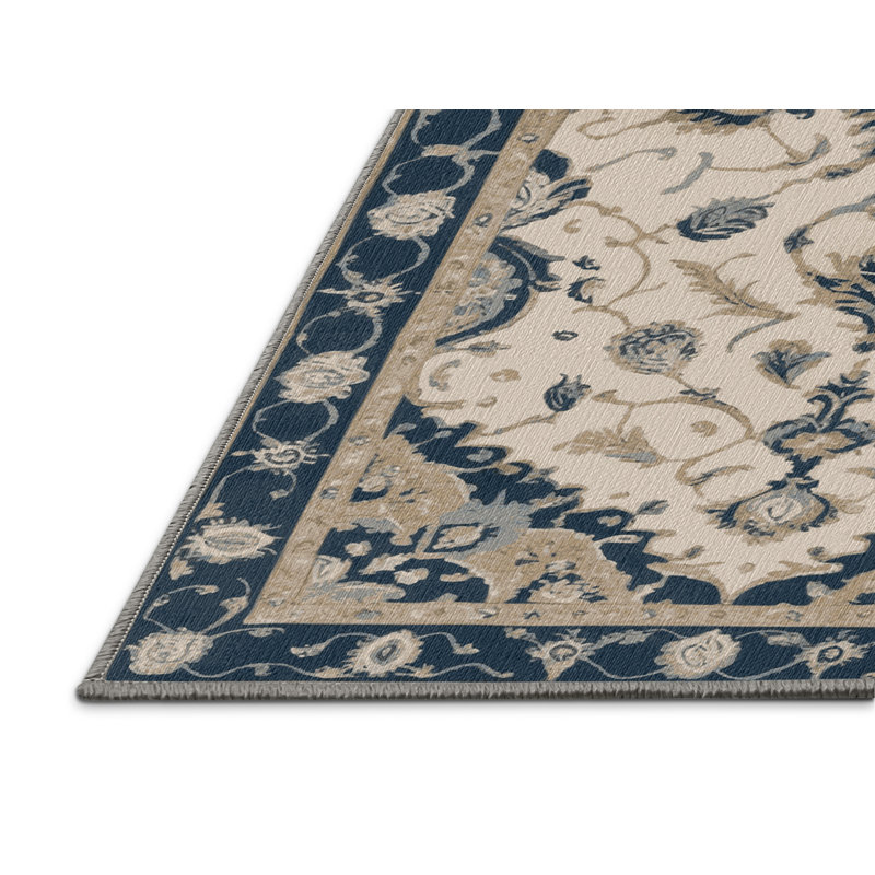 Washable Seaside Manor Elite Coastal Area Rug, Rectangle 8' x 10'