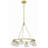 6 - Light Dimmable Wagon Wheel Chandelier