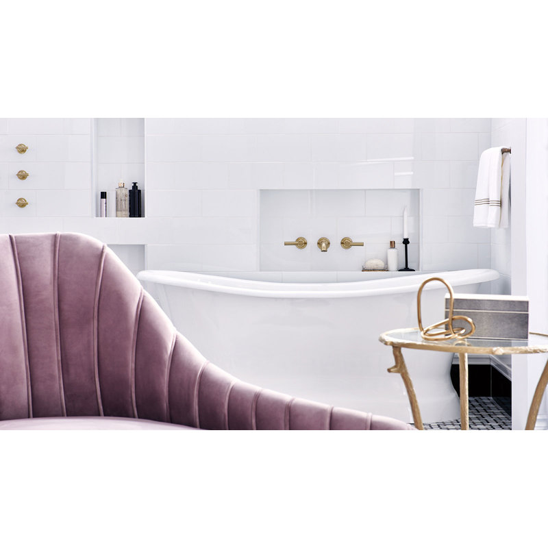 Invari® Universal Flush Lever, Luxe Gold