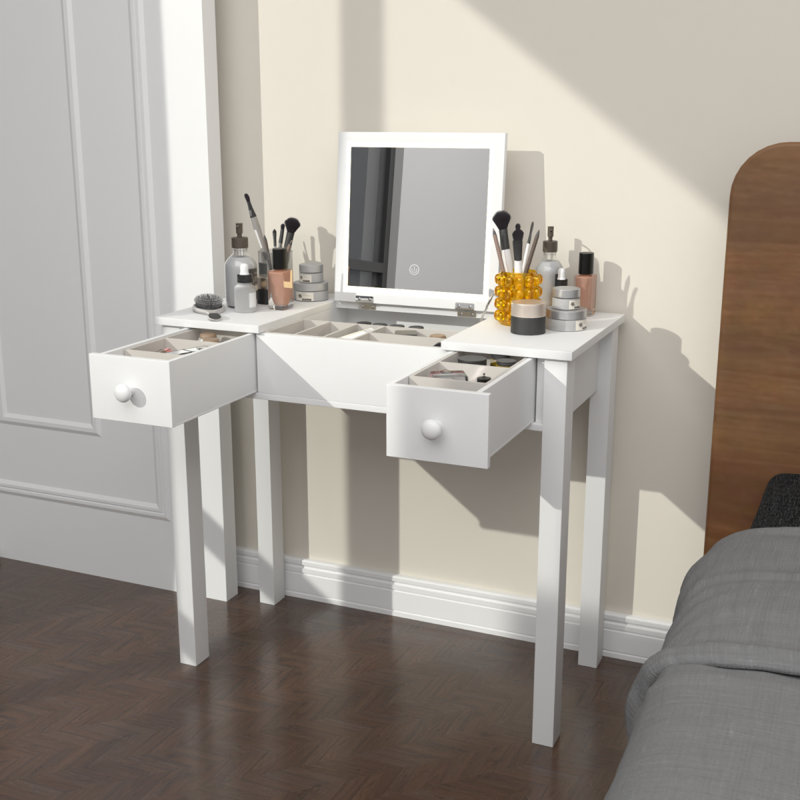 Coiffeuse Sarinda, Blanc