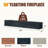 60" Rustic Wood Fireplace Mantel,Wall-Mounted & Floating Shelf For Home Decor-125784093