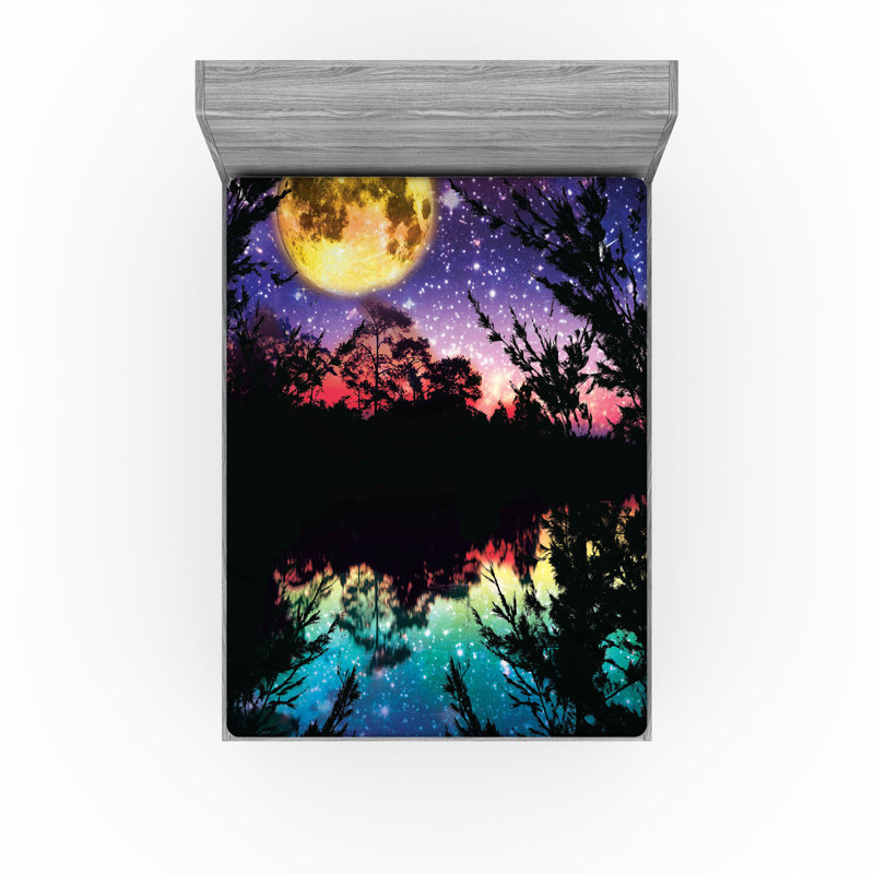 Ensemble de 2 drap-housse Ambesonne, Drap-housse très grand californien