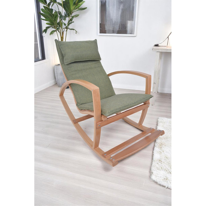 Chaise berçante moderne (y compris la chaise), Vert