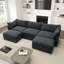 Canapé en U à assise profonde avec repose-pieds, chenille-1333427968-1333427970-1333427997