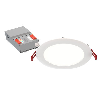 6'' Dimmable Air-Tight IC Rated LED Canless Recessed Lighting Kit