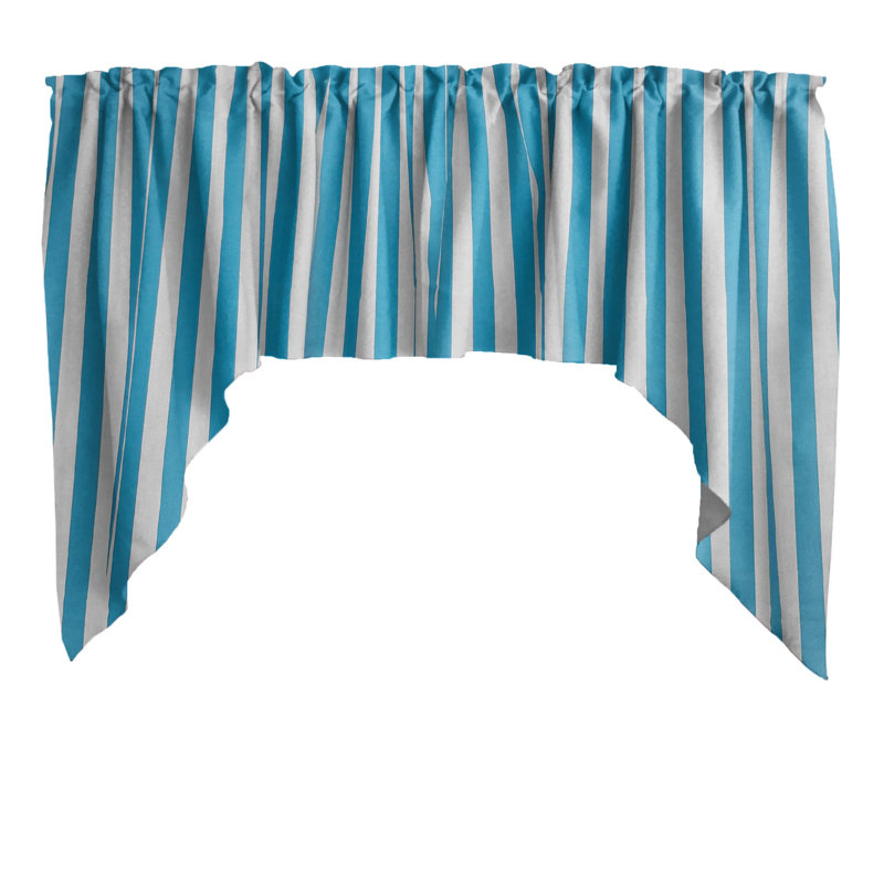 Cantonnière 1 po, Turquoise