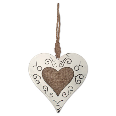 8'' Metal Holiday Shaped Ornament