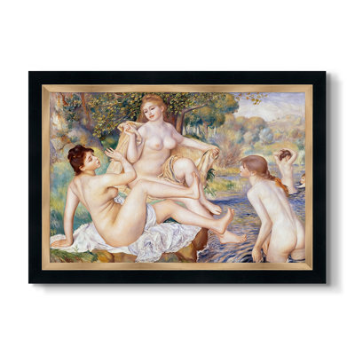 Les grands baigneurs (Les Grandes Baigneuses), 1884-1887 - Pierre-Auguste Renoir - Toile encadrée sur mesure