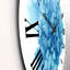 Blue Turquoise Cloud Abstract - horloge murale moderne-60187286