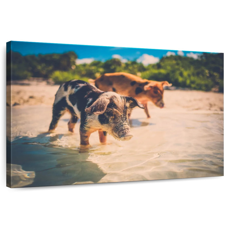 Piglet Duo, 32" H x 48" W