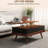 39.81" Lift Top Coffee Table, Walnut, Concealed Compartments, Versatile For Living Room Work/dining Use Walnut Table. Storage Areas. Particle Board Structure. Convertible Desk/dining Setup.