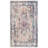 Felty Oriental Gray/Blue/Orange Area Rug-213502676