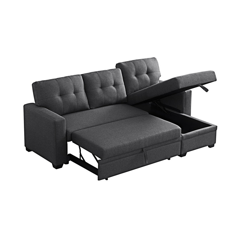 Canapé modulaire rembourré avec méridienne