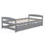 Lit plateforme simple avec lit gigogne simple-1224379164