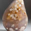 Véritable forme d'agate florale polie de Madagascar (1,4 lb)