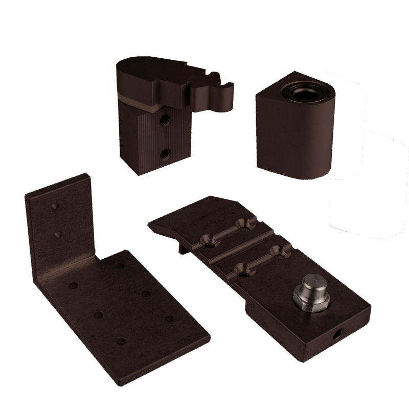 YKK Style Right Hand Offset Door Pivot Hinge Set for Adams Rite Type Storefront Door, Duronodic