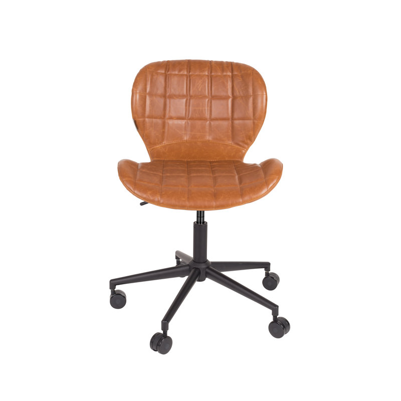 Chaise de travail à seau cognac OMG