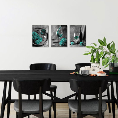 3 Piece Wrapped Canvas Wall Art