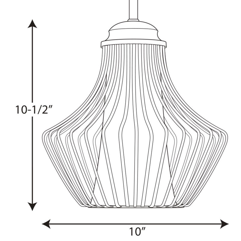 Berkowitz 1 - Light Unique/Statement Pendant, Metallic Silver
