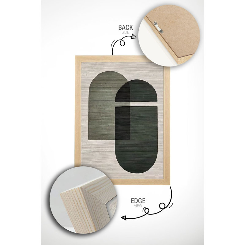 Élégantes peintures décoratives en panneau de fibres à densité moyenne (2 pièces), cadre en bois massif, 13,0 x 19,0 pouces | 100% panneau de fibres à densité moyenne, impression numérique | Parfait pour les amateurs de décoration intérieure et d'art