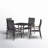 Alyah 4 - Person Patio Dining Set with Square Table-2046037759