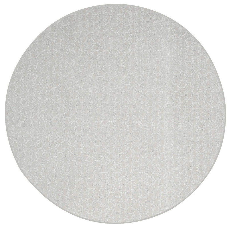 Tapis de sol personnalisé valide - ivoire, Rond 4 pi