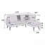 Canapé modulaire - 2 pièces en similicuir-332428803