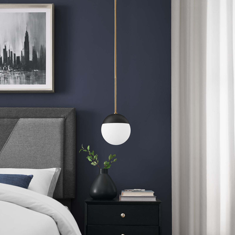 Luminaire suspendu 1 lumière Stellar par Modway, Laiton satiné