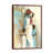 Classic Brown Wood Framed Canvas