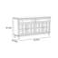 Table de buffet semi-transparente en métal avec porte en verre-1646730848