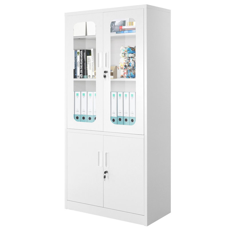 Armoire de rangement à 5 tablettes Daniale, Blanc