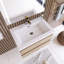 Meuble-lavabo mural simple avec plateau en résine 30 po Jaidy-1213269741