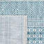 Tapis bleu sarcelle intérieur / extérieur Johansson-498078523
