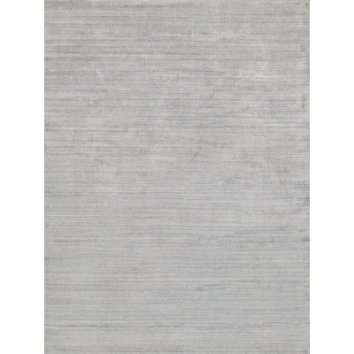 Sanctuary Striped Area Rug in Light Silver