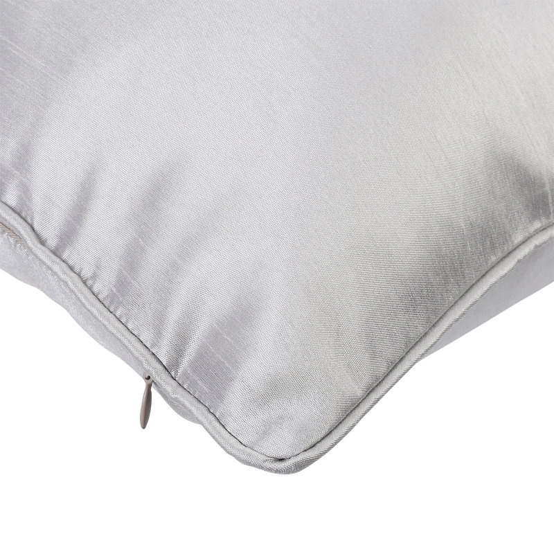Verdigris Cushion with Filling, White