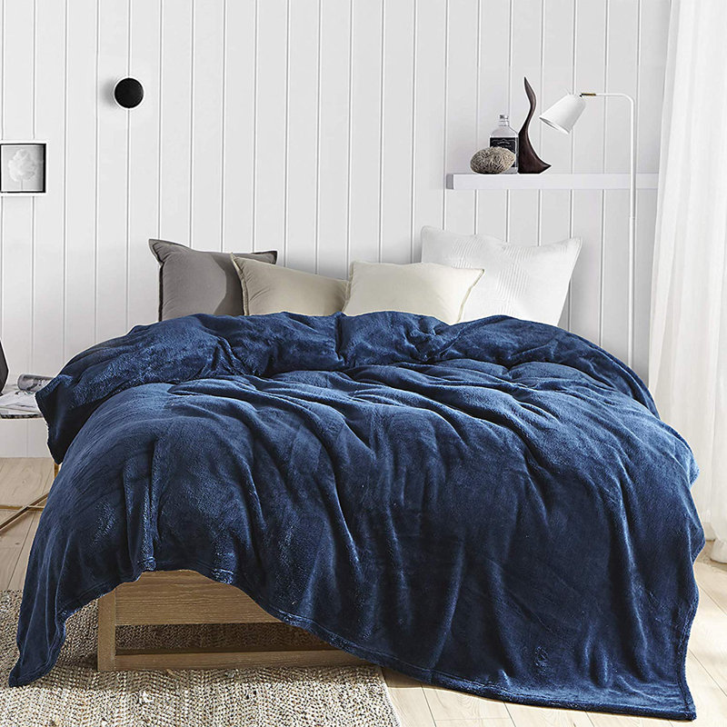 Other Items Coma Inducer Fleece Throw Blanket, Queen, Nightfall Navy